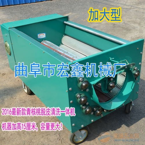 青核桃剥皮机 鲜核桃剥皮机 高效核桃去青皮机